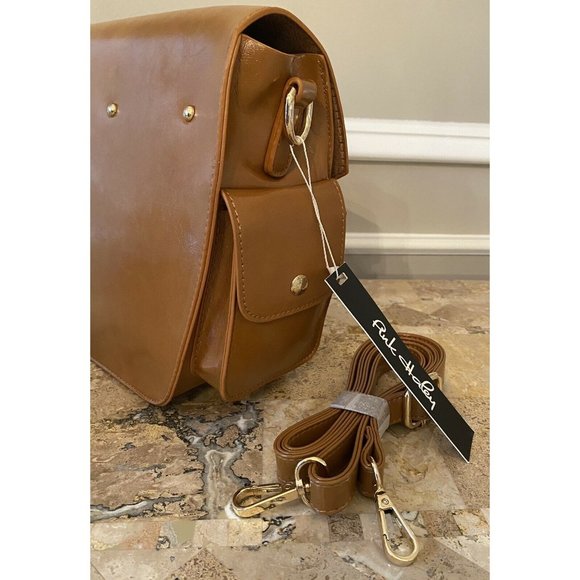 New PINK HALEY Nancy Women Studded Crossbody Bag Brown NWT - Picture 6 of 8